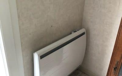 Installation par notre électricien de radiateurs à inertie à La-Jarne.