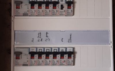 Installation hier d&rsquo;un tableau électrique Legrand à La Jarne.