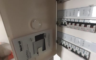 Pose de radiateurs électriques Noirot Calidou par notre électricien de La Rochelle