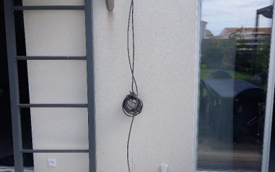 Aménagement électrique pour une future Véranda à La Rochelle