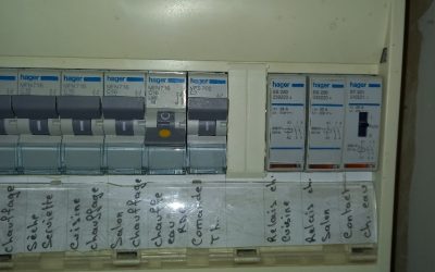 Chantier de rénovation électrique à La Rochelle